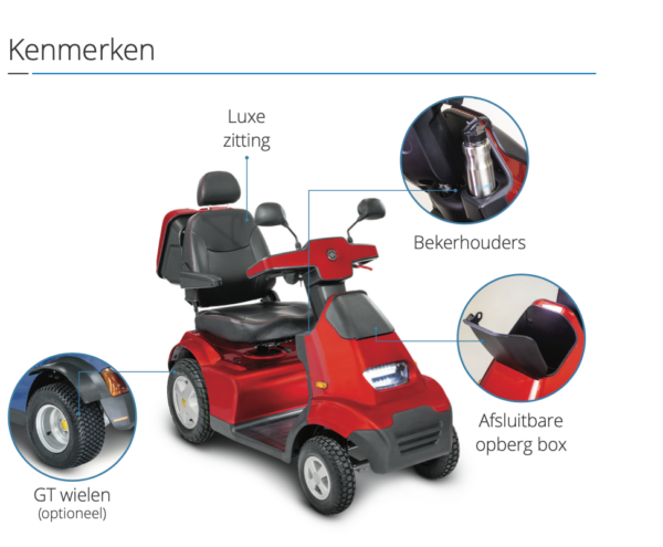 Scootmobiel Afikim Breeze S4 Plus - Afbeelding 8