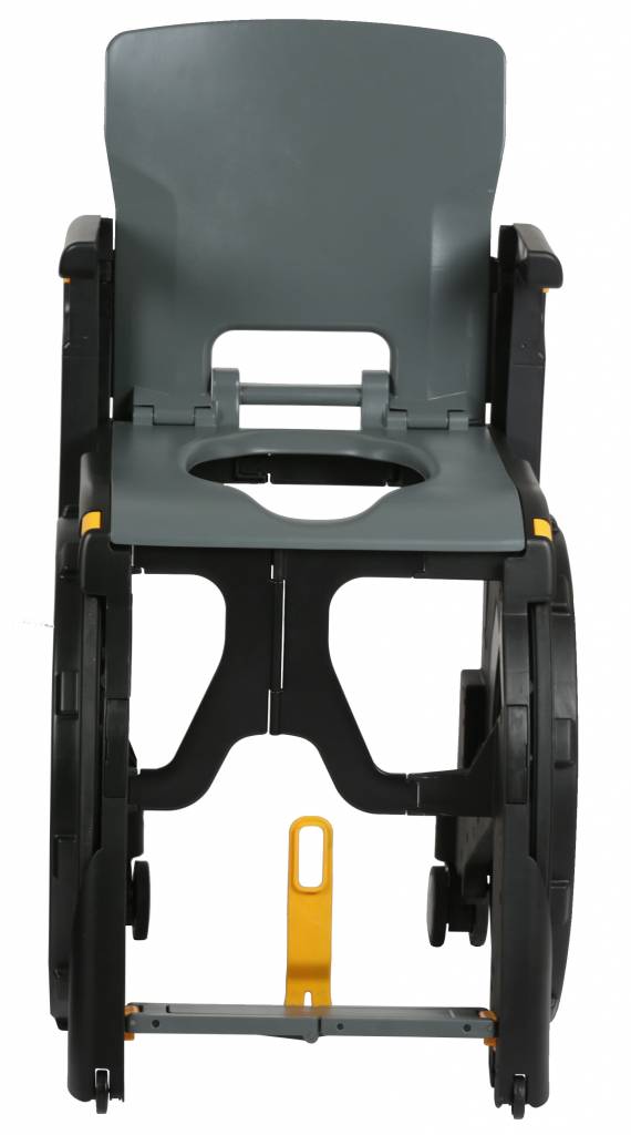 WheelAble: Opvouwbare en verrijdbare douchestoel / toiletstoel - Afbeelding 2