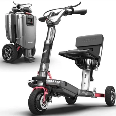 Opvouwbare scootmobiel Moving Life ATTO Sport demomodel zijaanzicht