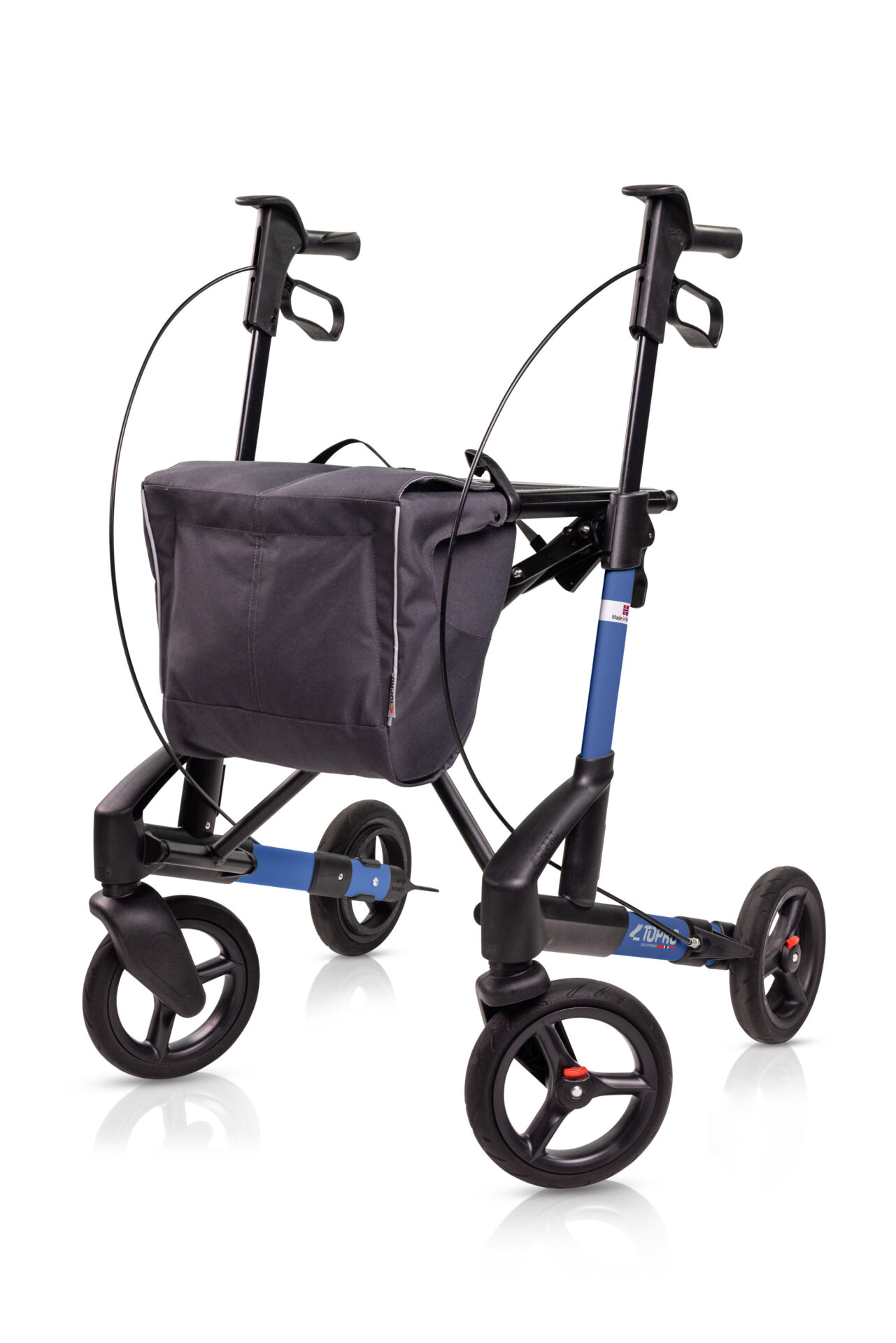 TOPRO Troja 5G Rollator – Black Series (Blauw)