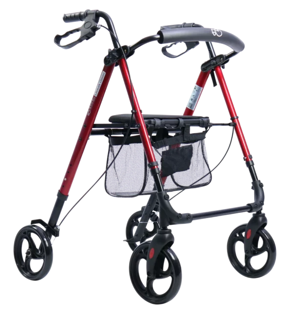 excel classic rollator rood