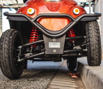 Scootmobiel Mini Crosser X2 rijgedrag