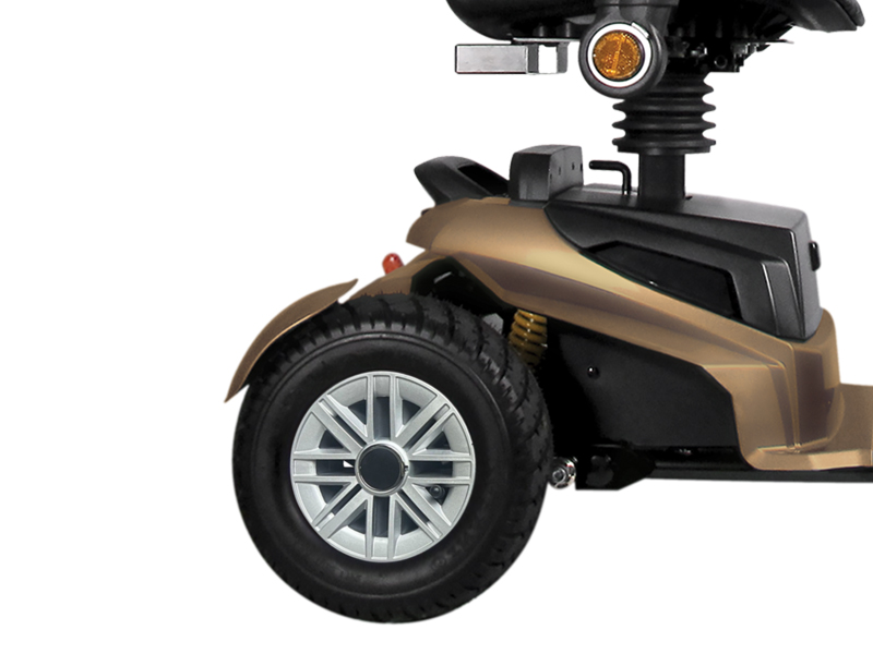 Zen scootmobiel luchtbanden en vering