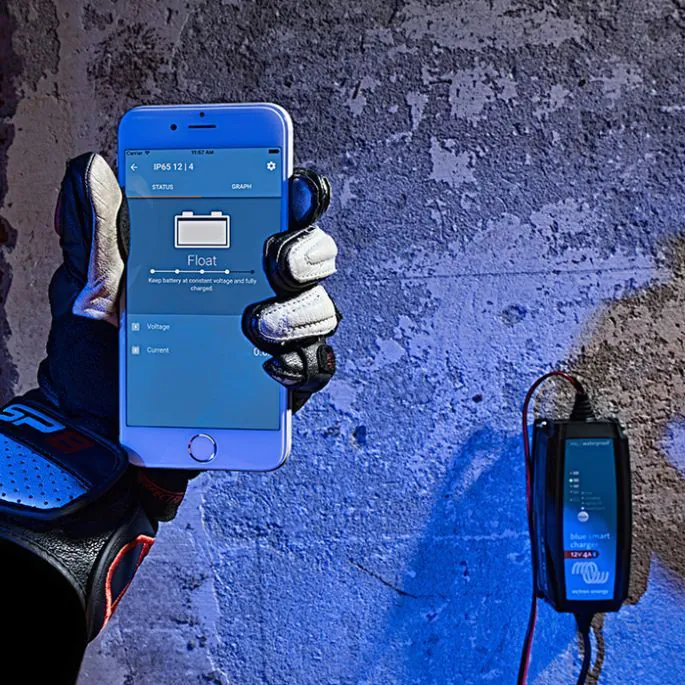 Blue Smart IP65 Lader bluetooth uitleesbaar