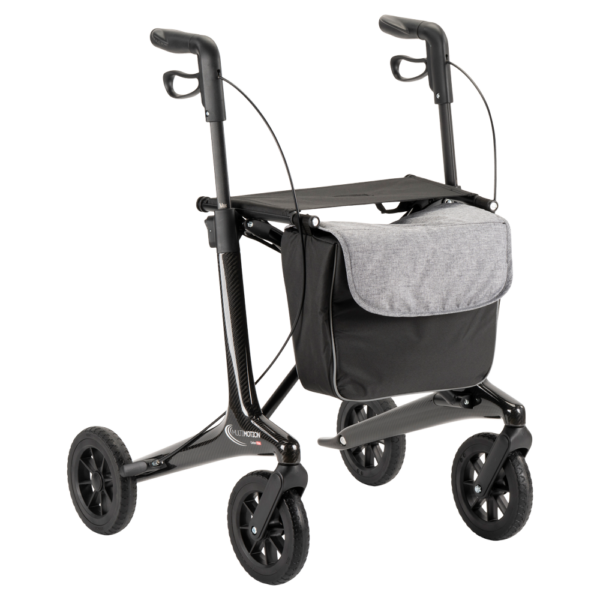 Carbon-rollator-carbon-met-tas-zonder-rugsteun