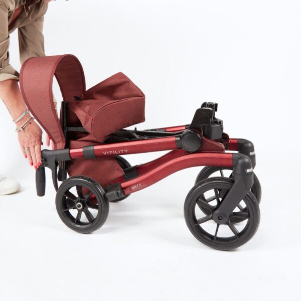 Rollator - sequoia red-5