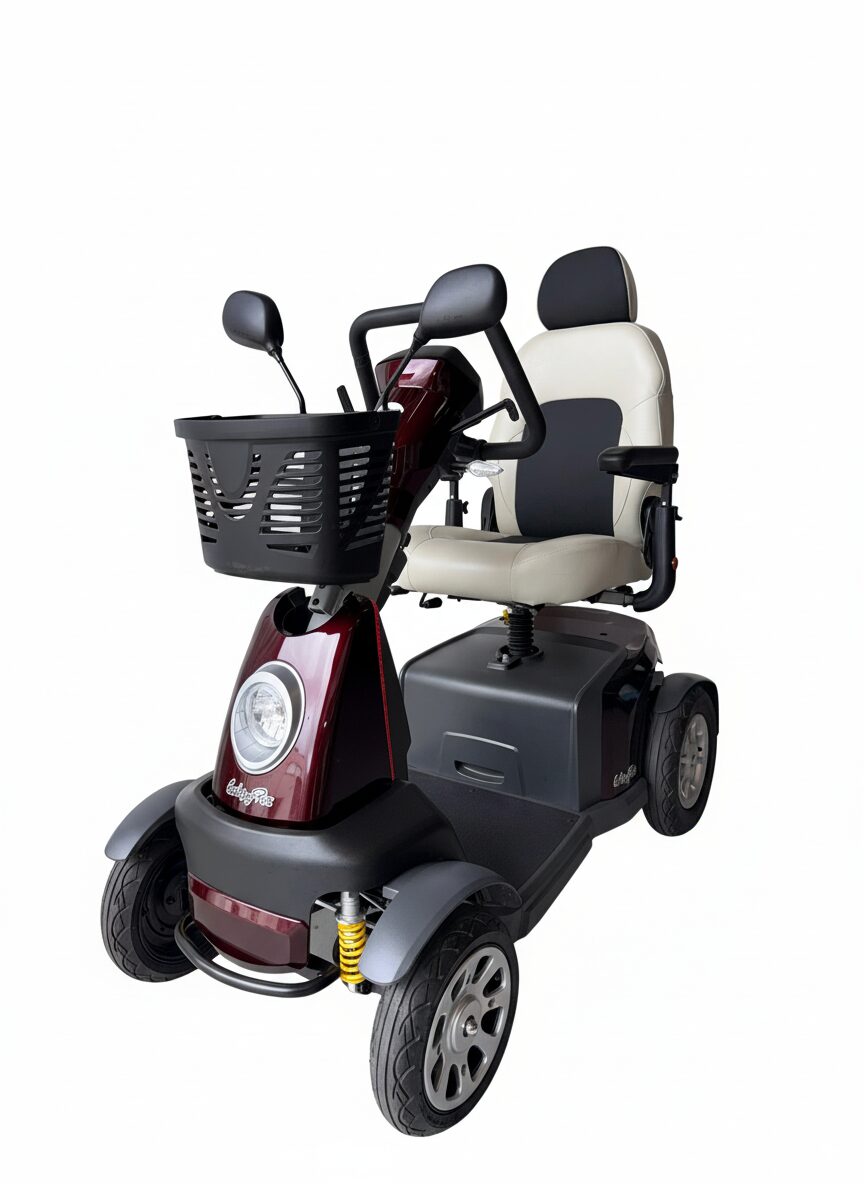 Gebruikte scootmobiel Galaxy Plus 4 Rood