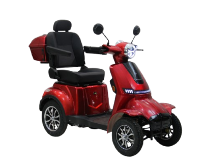 Scootmobiel Spark 4 – Krachtige 1000W All-Terrain Scooter Rood