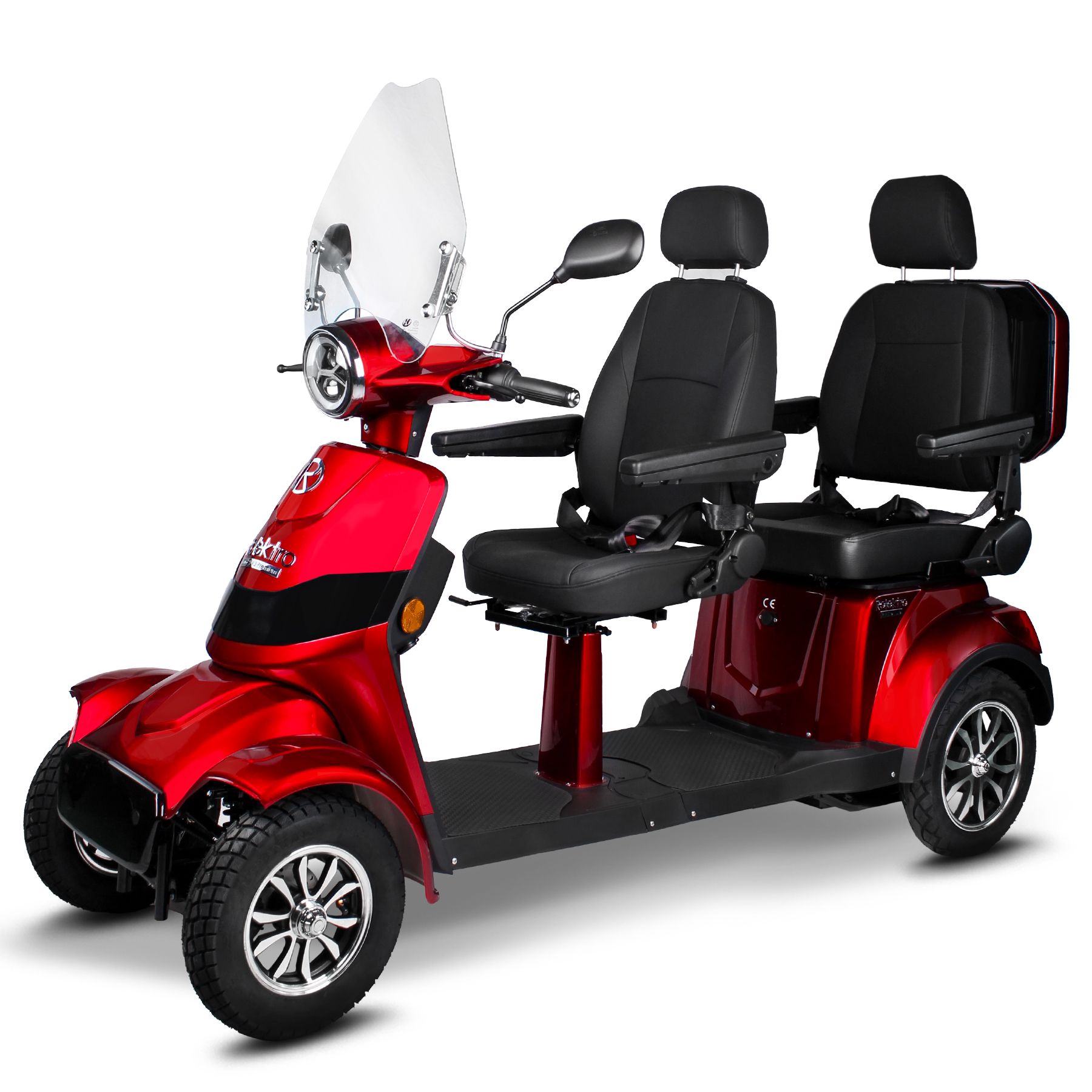 Rolektro E-Quad 25 V.3 Duo – 2-persoons elektrische scootmobiel
