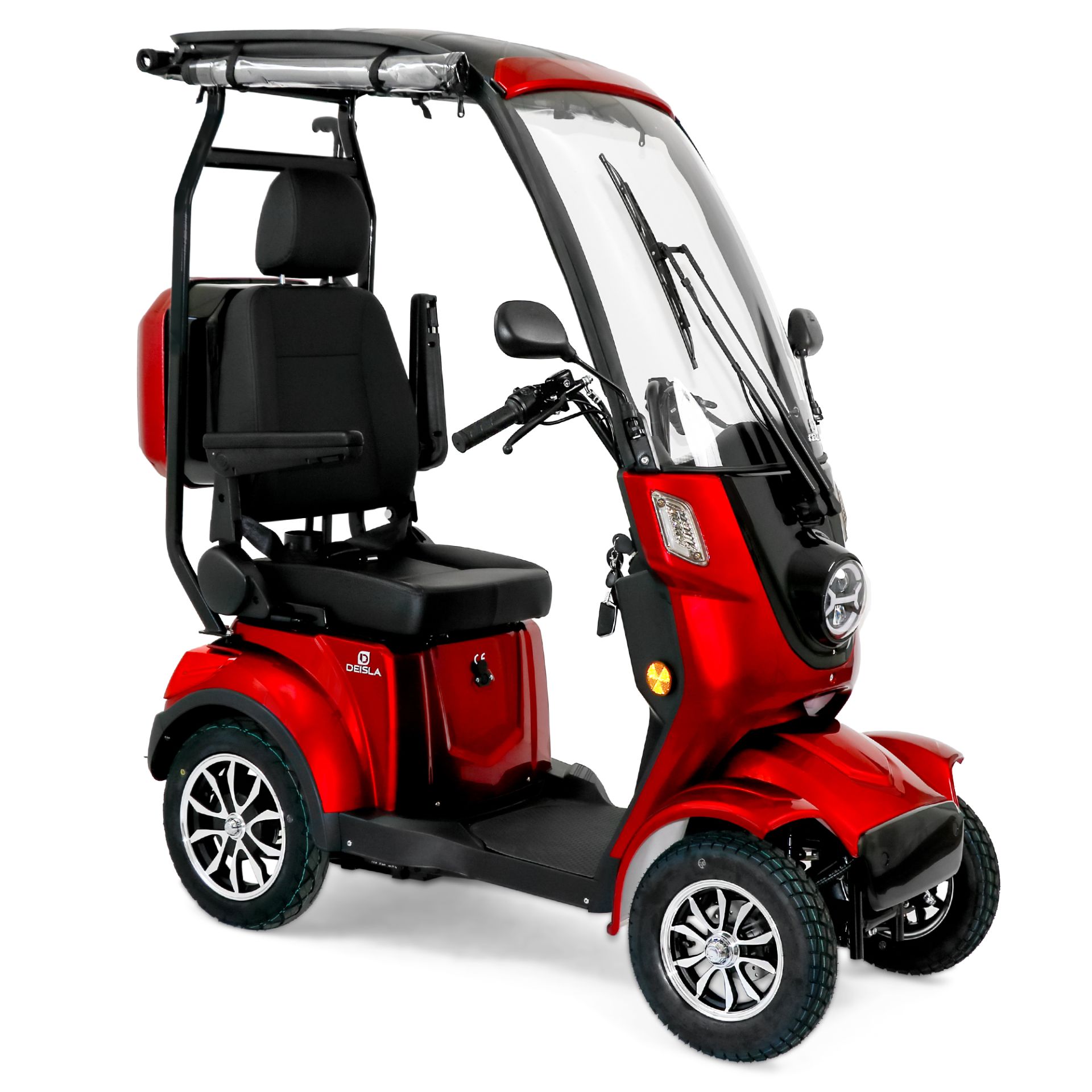 Deisla DS4-25 Overdekte Scootmobiel – 4-Wiel, 25 km/u, Weerbescherming & Lithiumaccu