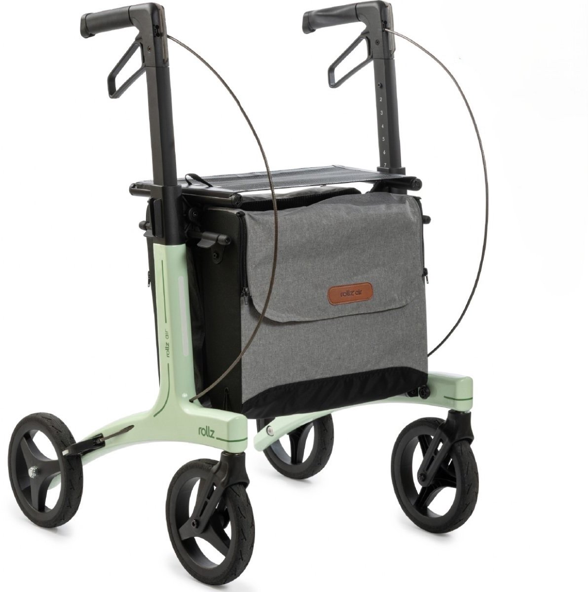 Rollz Air lichtgewicht carbon rollator voor buiten – 4,7 kg