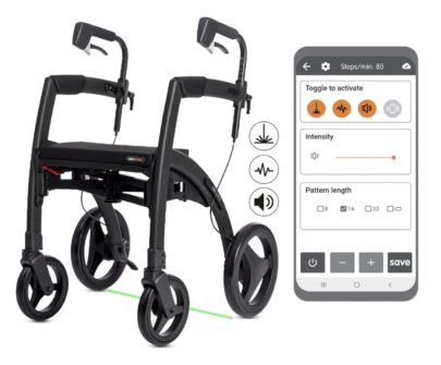 Rollz Motion Rhythm | Parkinson rollator met cueing