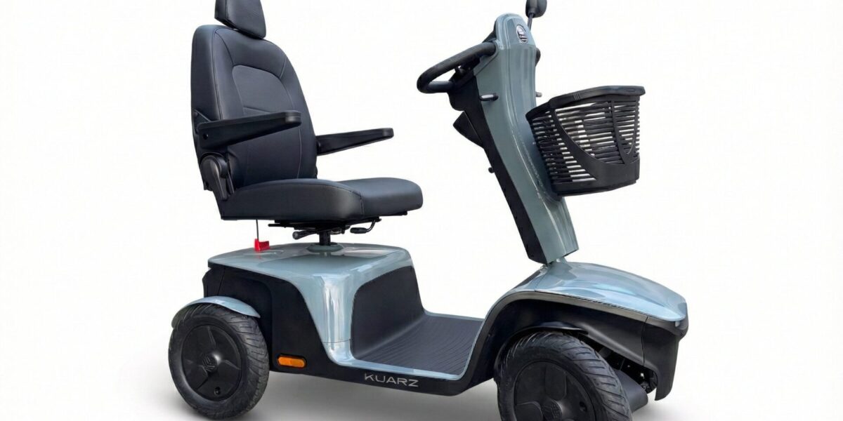 Vermeiren Kuarz Scootmobiel Grijs met achteruitrij camera
