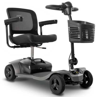 Apex Alumalite 2.0 lichtgewicht aluminium reisscooter in zijaanzicht