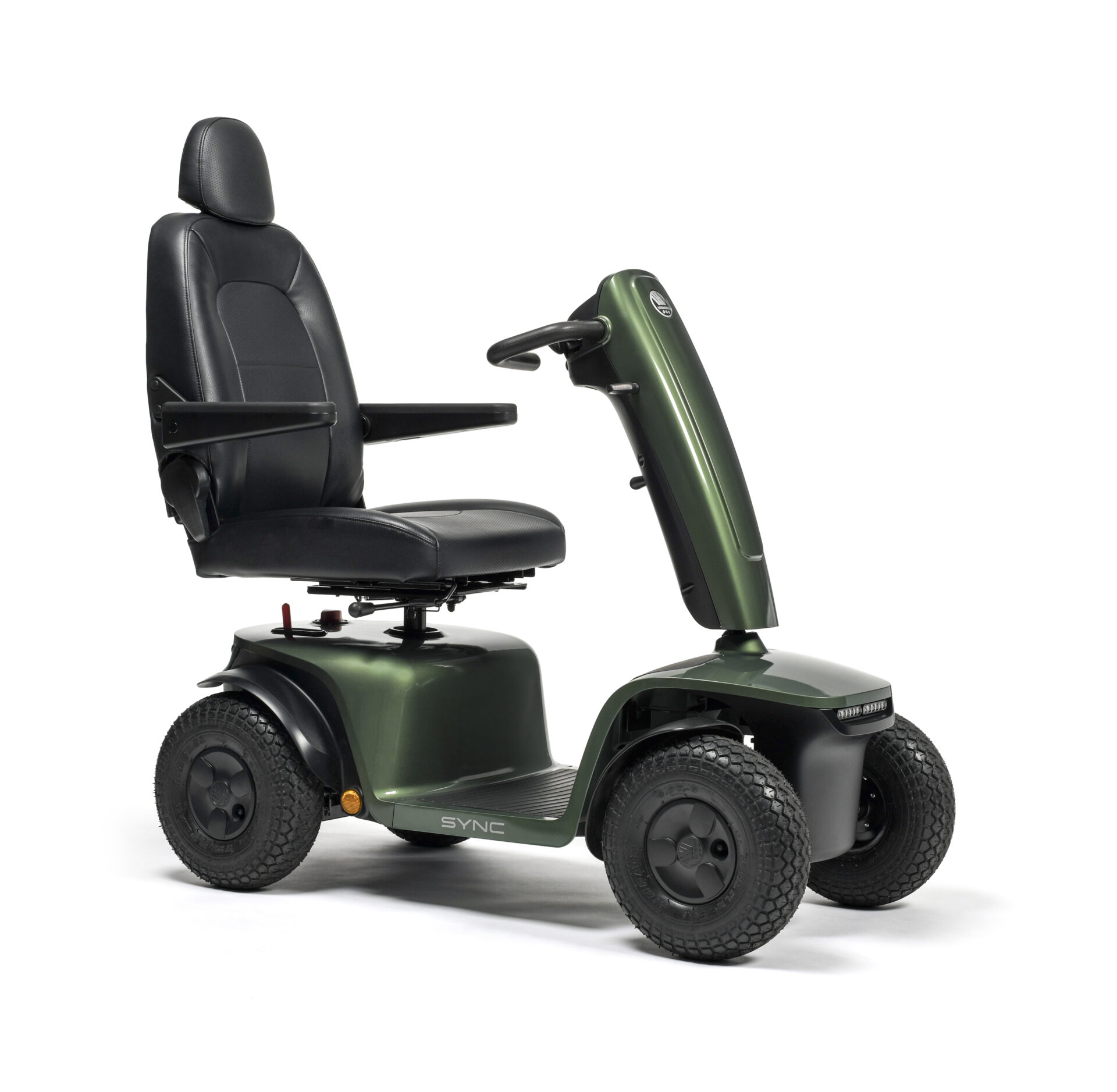 Scootmobiel Vermeiren Sync Front aanzicht Olijfgroen