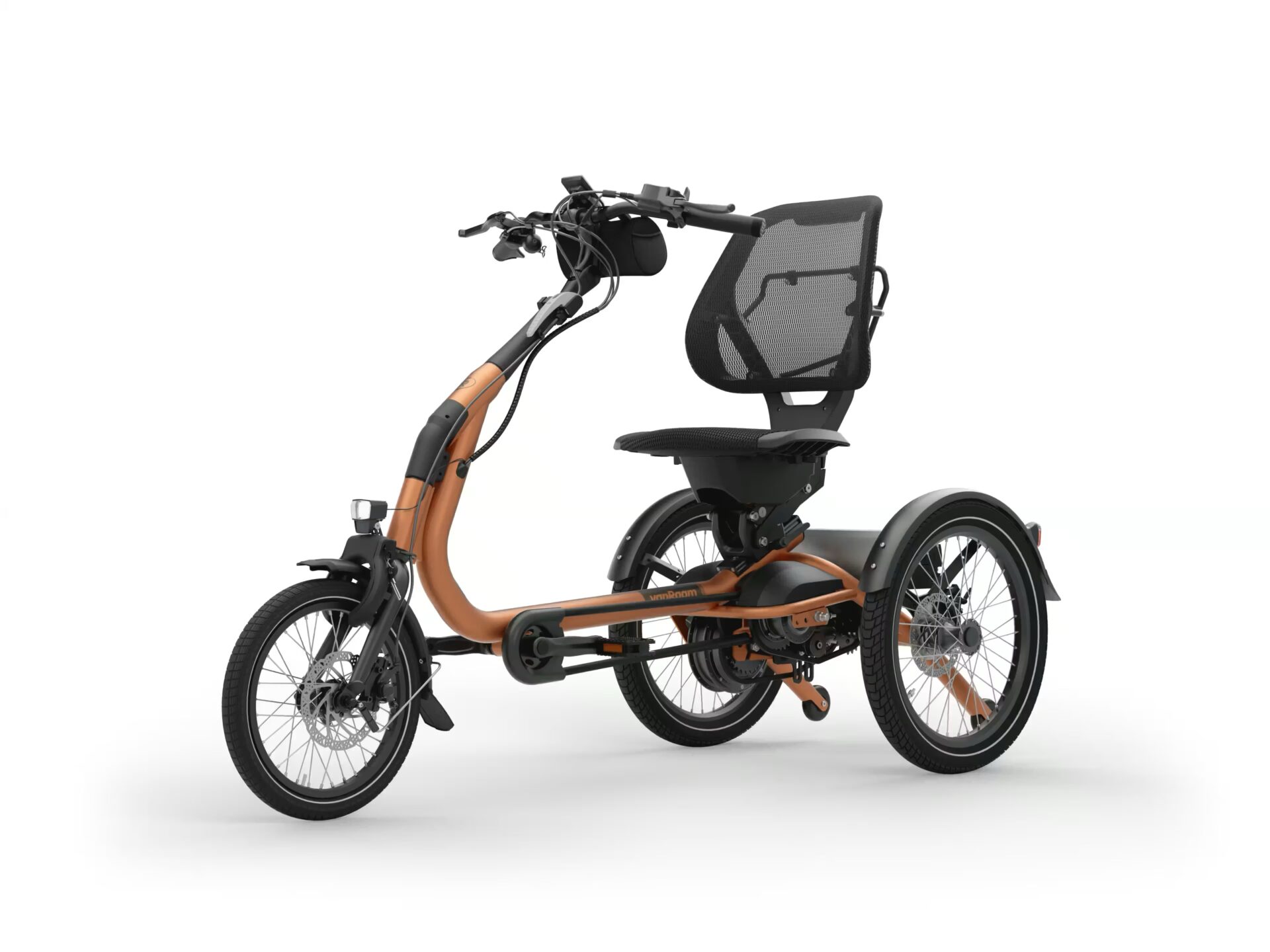 Elektrische driewielfiets Van Raam Easy Rider Compact+ in Copper Brown matt