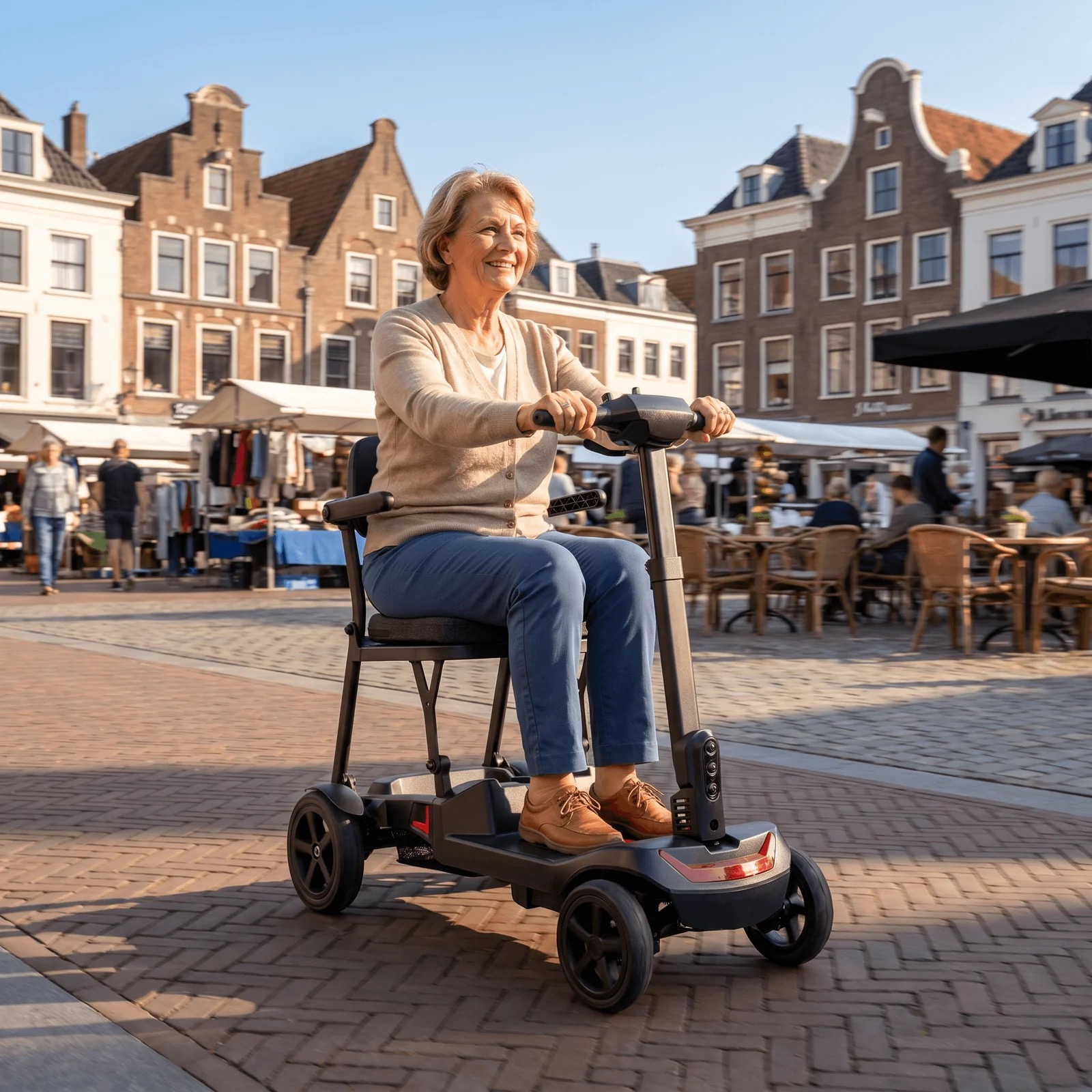 IVA Traveler 500 opvouwbare scootmobiel 16kg gemakkelijk opvouwbaar Lifestyle