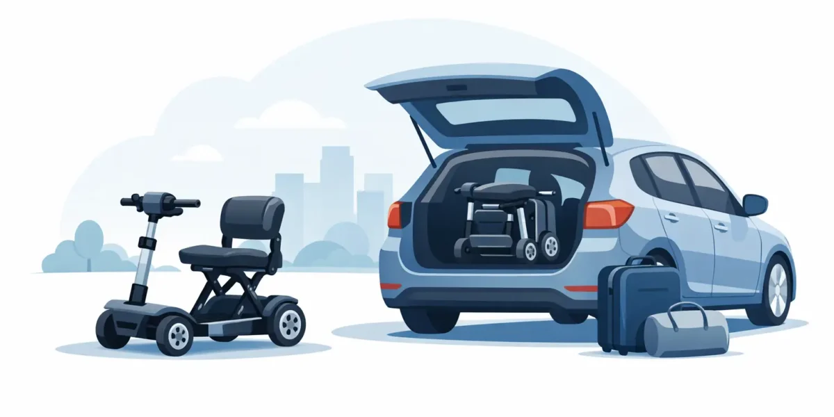 Opvouwbare scootmobiel voor auto kiezen