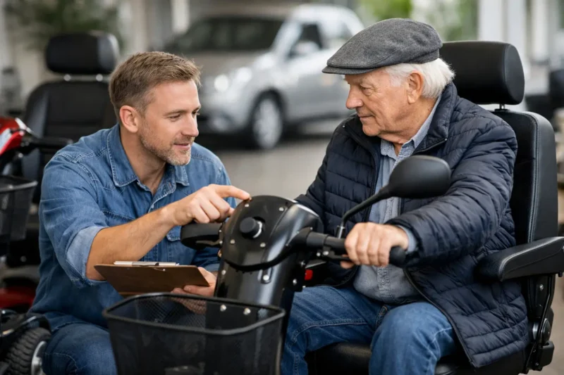 Aankoop tweedehands scootmobiel controleren