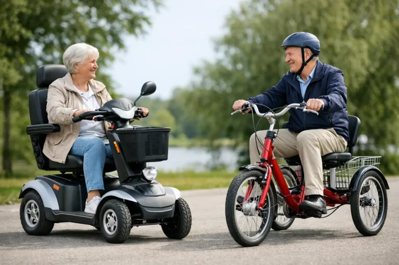 Driewielfiets versus scootmobiel kiezen