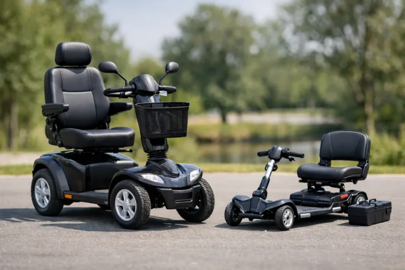 Vaste versus demontabele scootmobiel kiezen