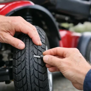 Hoe bandenprofiel scootmobiel controleren?