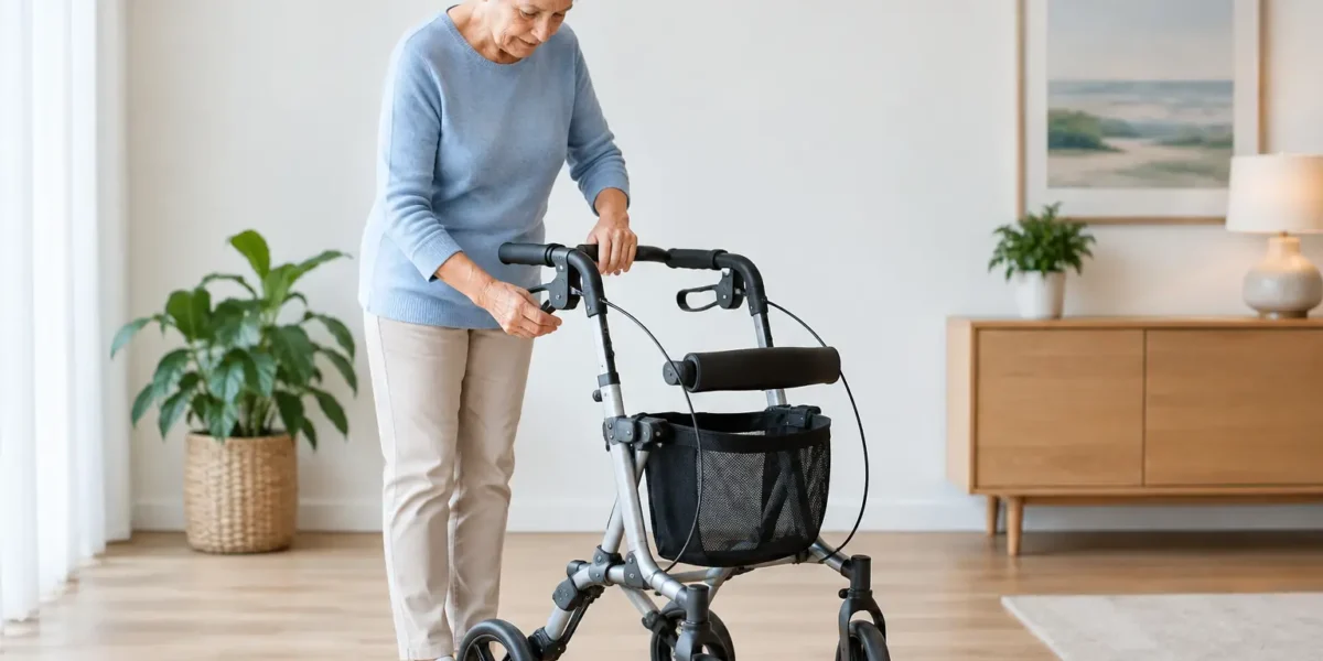 Rollator hoogte juist instellen: zo loopt u veilig